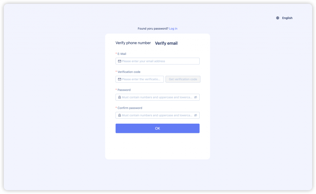 GeeLark password reset via email guide