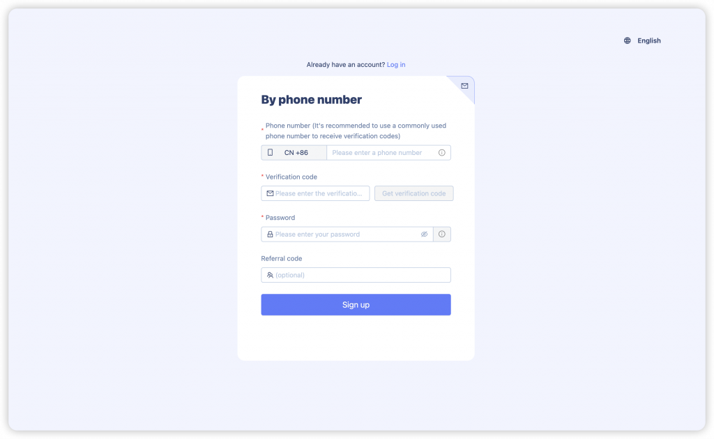 GeeLark phone registration guide